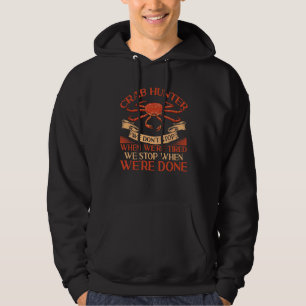 Crabbing Red King Crab Alaska Crab Hunter 1 Hoodie