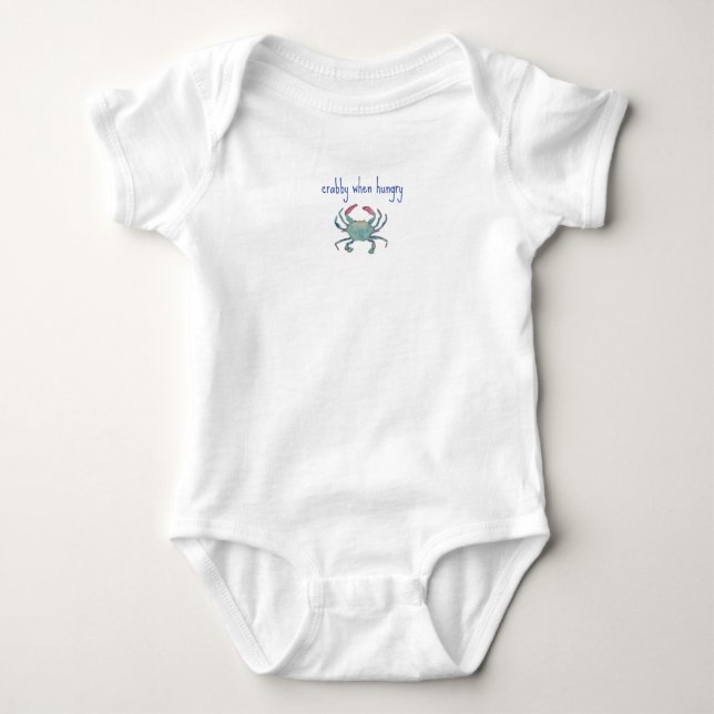 Crabby baby bodysuit (Front)