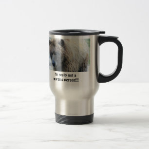 Crabby Bear Traveler's Mug