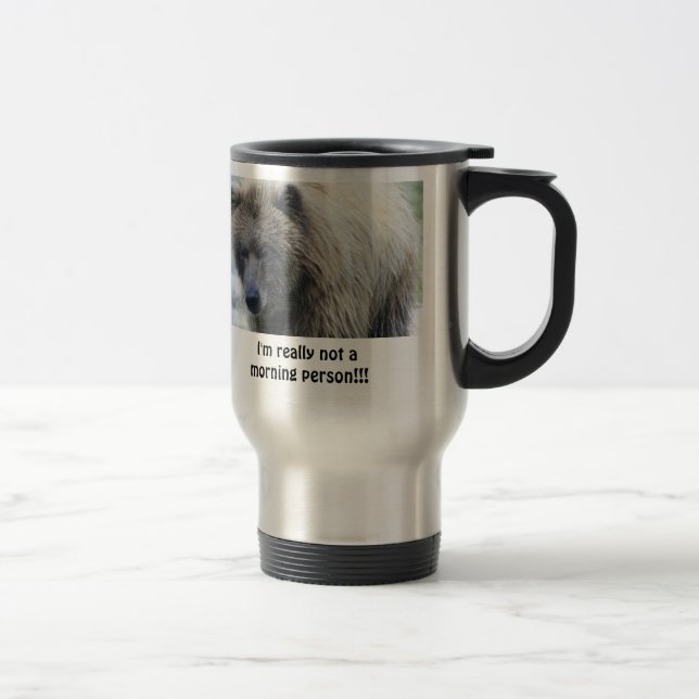 Crabby Bear Traveler's Mug (Right)