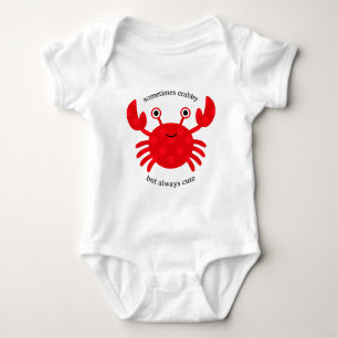 Crabby but Cute Baby Bodysuit