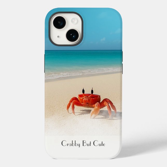 Crabby But Cute — iPhone 14 Tough Case  (Back)