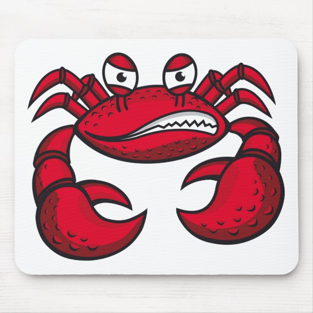Crabby Crab Background Mouse Pad (Front)