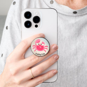 Crabby Crab Design Phone Grip PopSocket