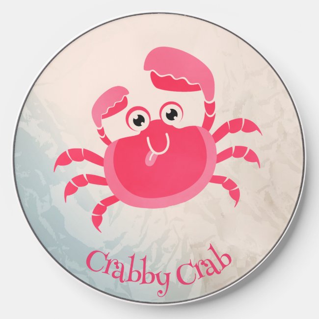 Crabby Crab Design Wireless Charger