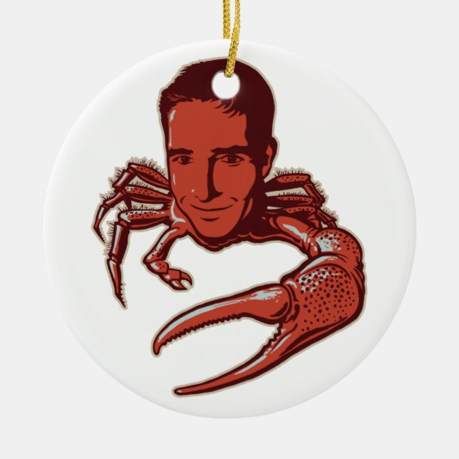 Crabby Holiday Ornament (Front)