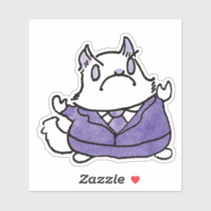 Crabby Lupin sticker
