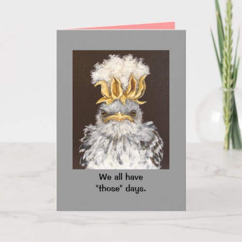 crabby mockingbird baby card