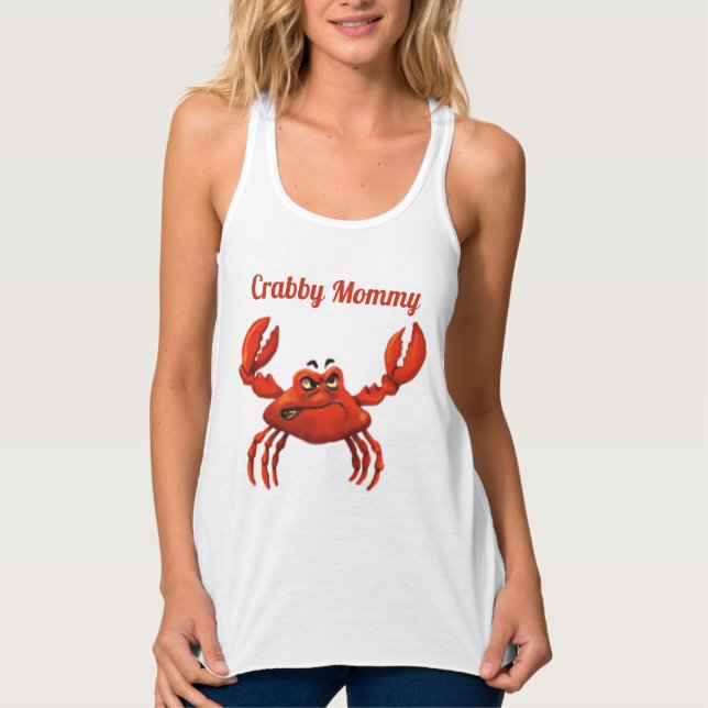 Crabby Mommy Tank Top (Front)