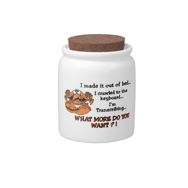 Crabby MT Candy Jar (Front)