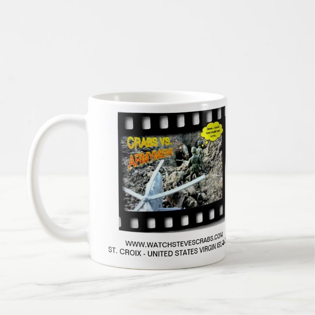 CRABBY MUG! COFFEE MUG (Left)