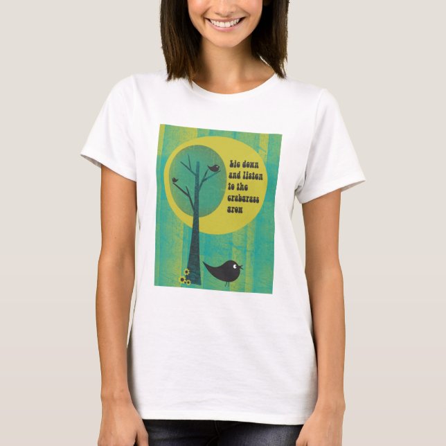 Crabgrass Birds T-Shirt (Front)