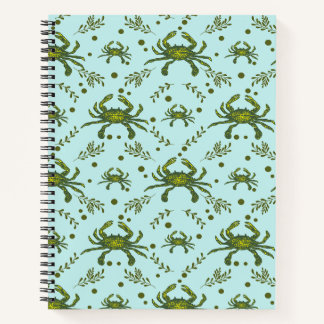 Crabs and Seaweeds Pattern Notebook