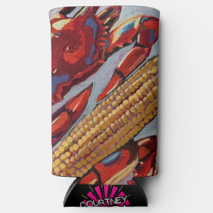 Crabs 'n Corn Coozie