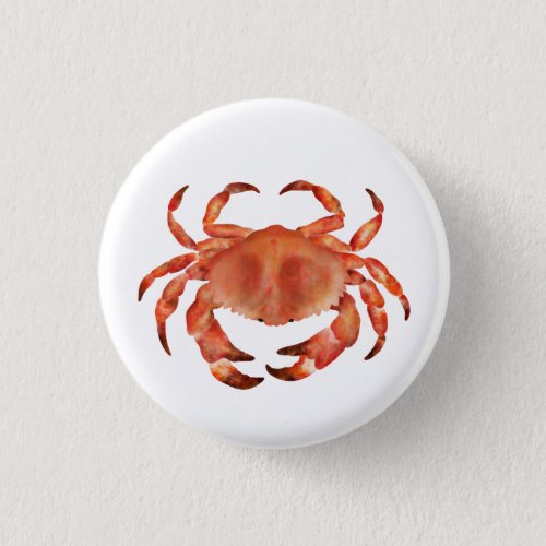 Crabs Seaside Coastal Nautical Button