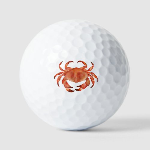 Crabs Seaside Coastal Nautical Golf Balls