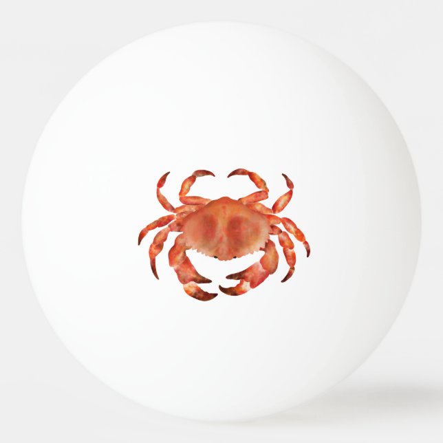 Crabs Seaside Coastal Nautical Ping Pong Ball (Front)