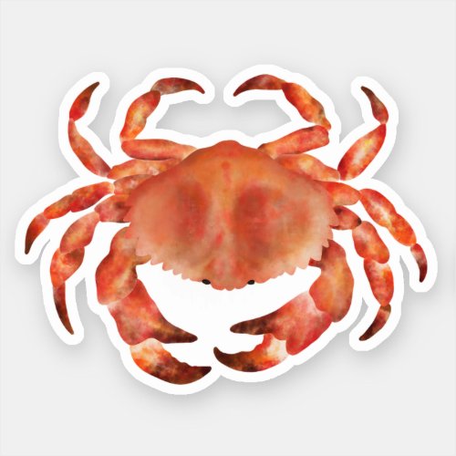 Crabs Seaside Nautifcal Coastal Sticker