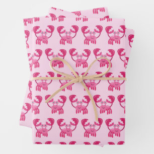 Crabs Wrapping Paper Sheets