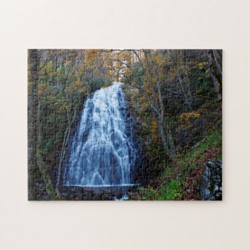 Crabtree Falls North Carolina Jigsaw Puzzle