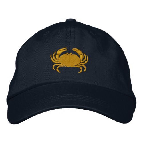 Craby Crab Embroidered Baseball Cap