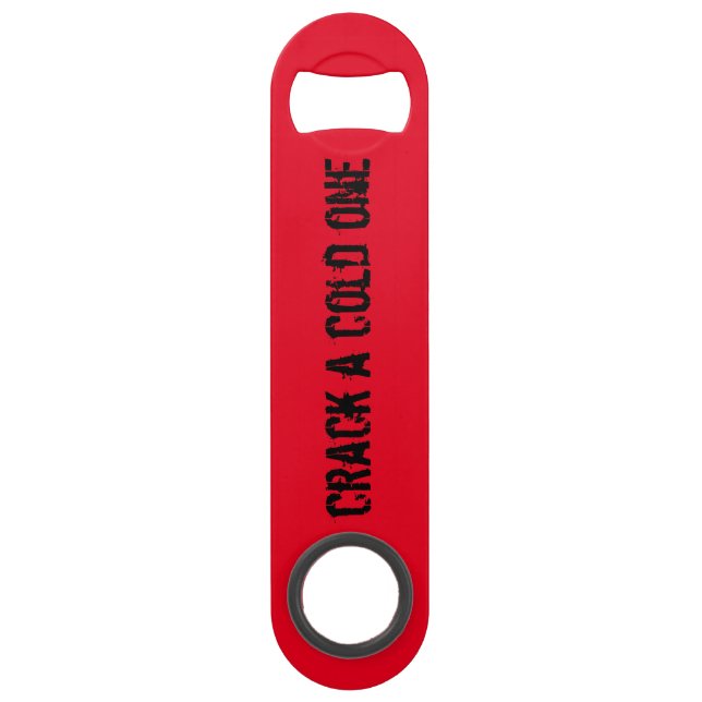 Crack a Cold One Redneck Beer Bottle Opener (Front)