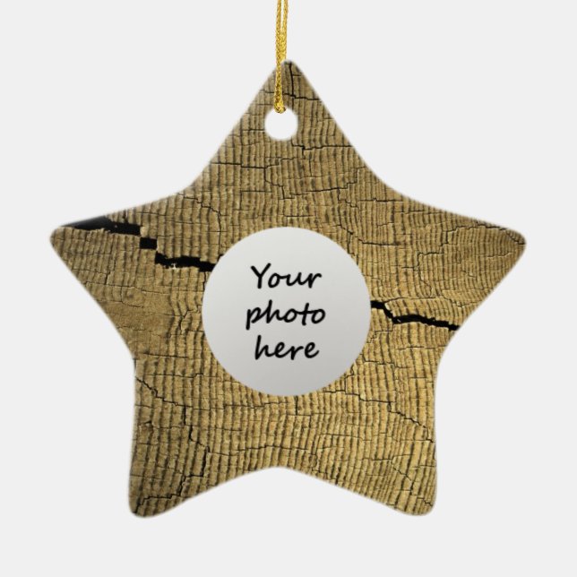 Crack Ceramic Ornament (Front)