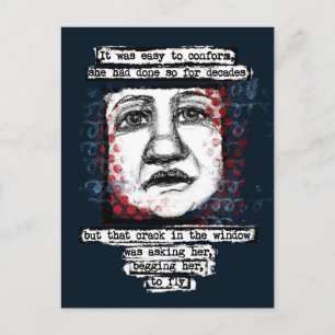 Crack In The Window Postcard