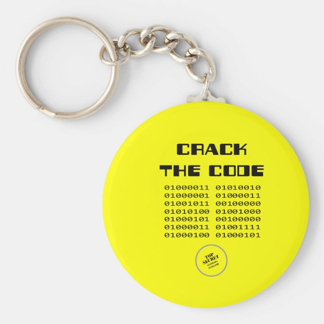 Crack the Code AH2009 Keychain (Front)