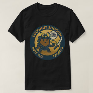 Crack The Code Of Honor Samurai Coconut T-Shirt