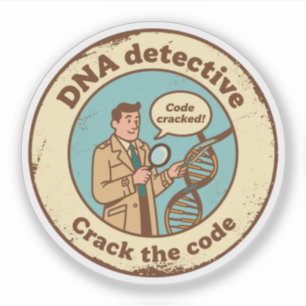 Crack the Genetic Code with Bioinformatics Sticker