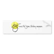 Crack the Spine Literary Magazine Bumper Sticker
