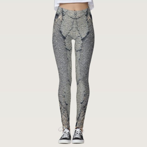 Cracked Asphalt Leggings