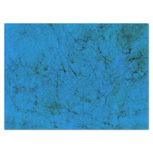 Cracked Blue Decoupage Background Tissue Paper