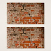 Cracked brick wall (Front & Back)