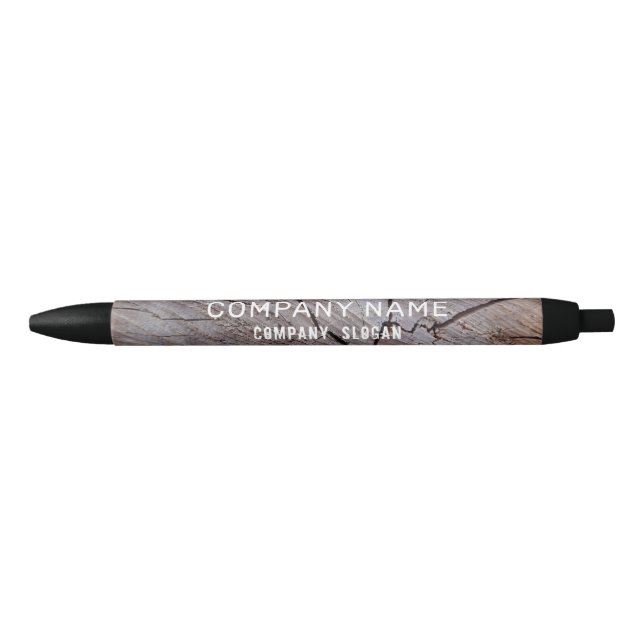 Cracked Brown Wood Company/Event Pen (Front)