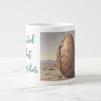 Cracked but Still Whole - Egg Collectiom Giant Coffee Mug