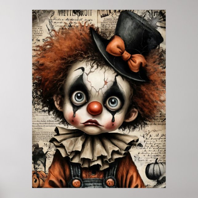 Cracked Carnival – The Melancholy Masquerade Poster (Front)