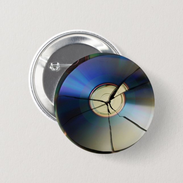 Cracked CD Button (Front & Back)