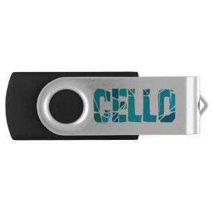 Cracked Cello Flash Drive
