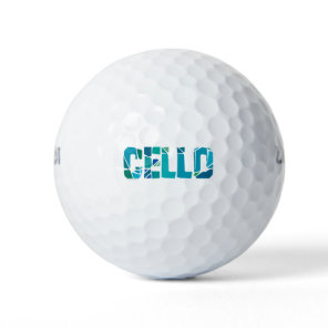 Cracked Cello Golf Balls