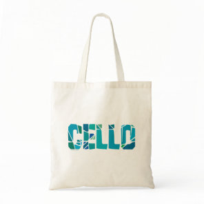 Cracked Cello Tote Bag
