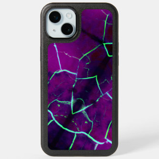 Cracked -Deep Purple iPhone 15 Plus Case