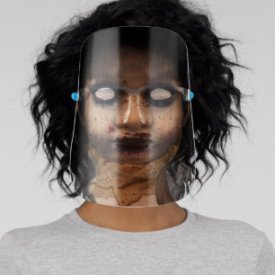 Cracked Doll Face Shield