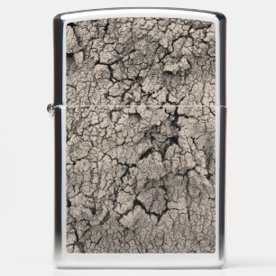 Cracked Earth Cool Texture Zippo Lighter