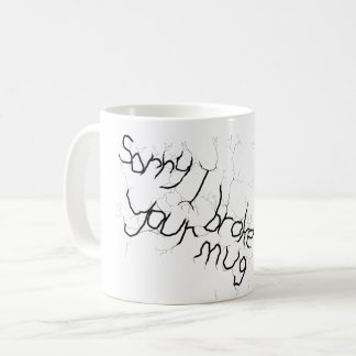cracked effect replacement coffee mug