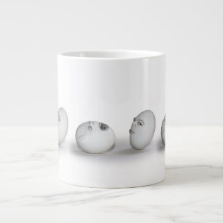 Cracked Egg and a Wink Large Coffee Mug
