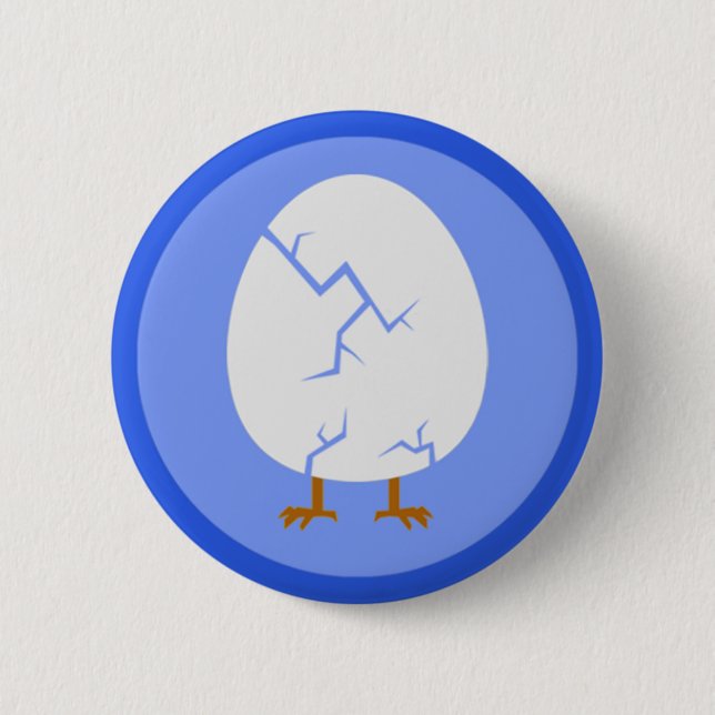 Cracked Egg Button (Front)