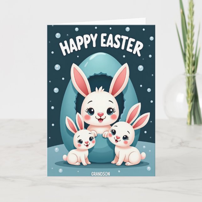 Cracked Egg Happy Celebration Card (Front)