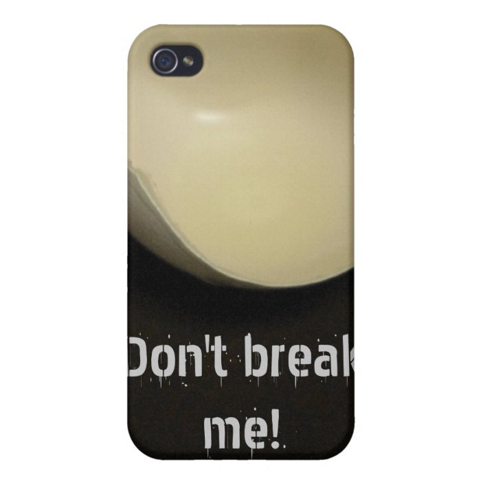 Cracked egg iPhone 4 cover